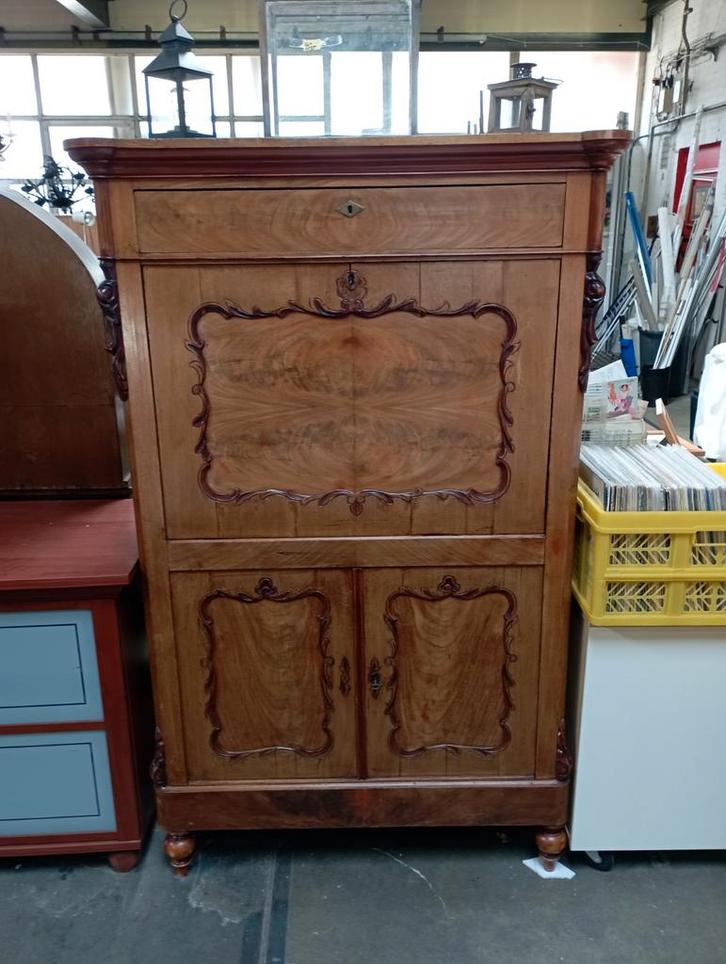 Kast secretaire, Antiek en Kunst, Antiek | Meubels | Kasten, Ophalen