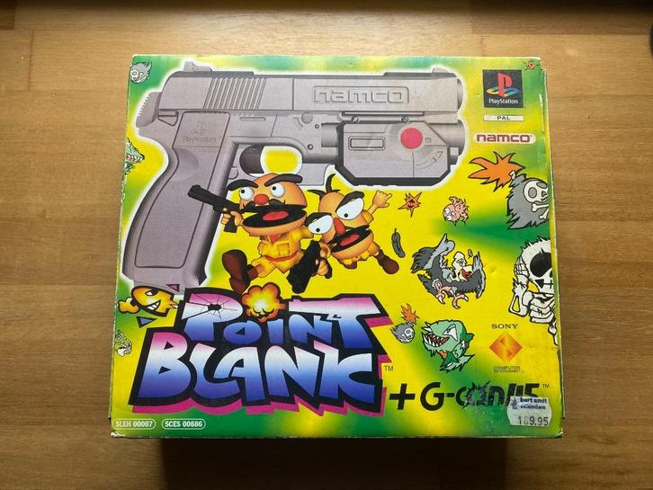 Point blank ps1 + guncom, Spelcomputers en Games, Games | Sony PlayStation 1, Zo goed als nieuw, Racen en Vliegen, 1 speler, Vanaf 3 jaar