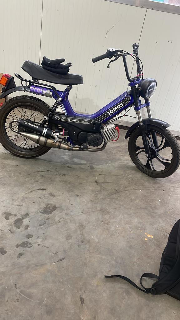 Tomos A35 50cc Snel - Technigas Uitlaat, Nieuwe Vering, Fietsen en Brommers, Brommers | Tomos, Gebruikt, Overige modellen, Maximaal 45 km/u