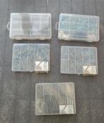 Diverse sortimentsdozen schroeven, spijkers, schroefogen etc, Ophalen of Verzenden, Nieuw, Doos, Minder dan 35 cm