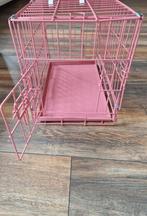 Topmast Bench Roze gecoat 51x31x36cm metalen lade, Dieren en Toebehoren, Hondenbenches, Ophalen of Verzenden, Nieuw