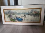 Schilderij Hollands tafereel, Antiek en Kunst, Kunst | Schilderijen | Klassiek, Ophalen