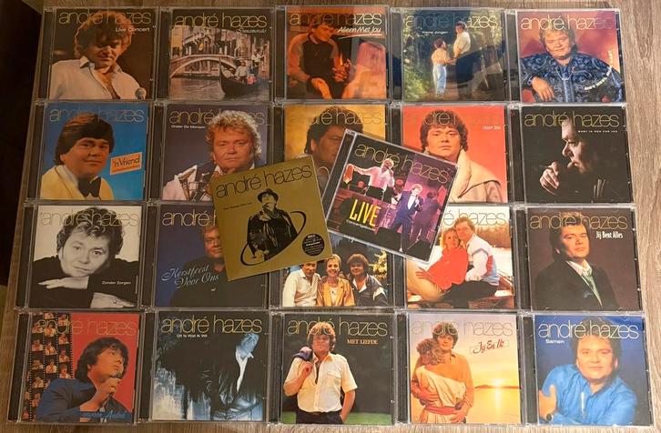 Andre Hazes 50 21 CD Luxe Boxset + Bonus CD Complete Set, Cd's en Dvd's, Cd's | Nederlandstalig, Zo goed als nieuw, Levenslied of Smartlap