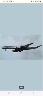 Zwart wit foto van KLM DC-8 PH-DCK, Verzamelen, Ophalen of Verzenden, Zo goed als nieuw, Kaart, Foto of Prent