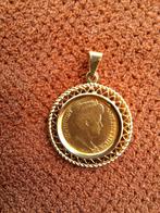 Gouden vijfje hanger 1912, puntgaaf. BIEDEN, Postzegels en Munten, Ophalen of Verzenden, Goud