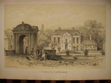 61 / Diepenheim  het Huis Litho 1876 beschikbaar voor biedingen