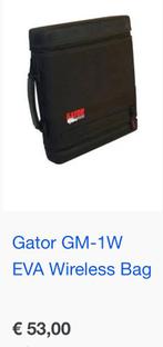 Gator GM-1W EVA Draadloze Tas, Ophalen of Verzenden, Nieuw, Overige instrumenten, Flightcase