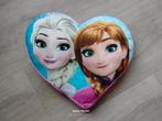 Anna & Elsa Hart Kussen - Frozen, Ophalen of Verzenden, Zo goed als nieuw, Kleed of Kussen