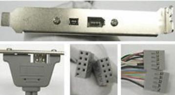 Firewire 1394a x2 op bracket GiFirewire 1394a x2 op bracket beschikbaar voor biedingen
