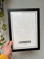 Wijck Leeuwarden Centrum Poster A4 met Lijst, Ophalen, Zo goed als nieuw, Foto of Poster, Minder dan 50 cm