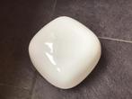 Witte glazen plafond lamp, Huis en Inrichting, Lampen | Plafondlampen, Ophalen of Verzenden, Zo goed als nieuw, Glas, Jaren '80