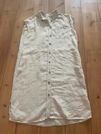 Mooie beige linnen lange jurk, Purdey, L, Verzenden, Beige, Maat 42/44 (L), Zo goed als nieuw