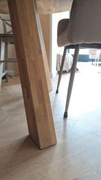 Woood Rhonda | Ronde tafel 129cm massief eiken | Als nieuw!, Huis en Inrichting, Tafels | Eettafels, Ophalen, 100 tot 150 cm, 200 cm of meer