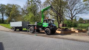Trampoline vijver dichten dempen. Autokraan tot 4m van stoep beschikbaar voor biedingen