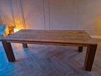 Teakhouten tafel 240x100 cm, Ophalen, Gebruikt, Teakhout, 200 cm of meer