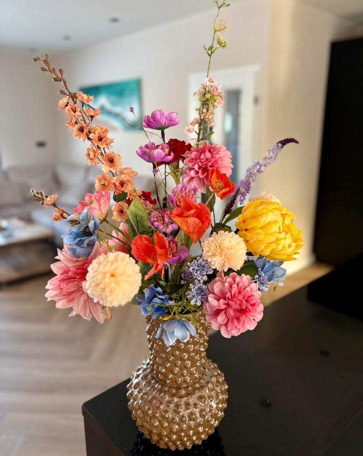 Kunstboeket | Zijdebloemen en kunstbloemen | Nieuw, Huis en Inrichting, Woonaccessoires | Kunstplanten en Kunstbloemen, Nieuw