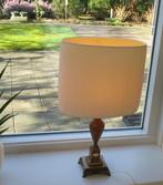 Vintage schemerlamp, Ophalen of Verzenden, Gebruikt, Hout, Minder dan 50 cm