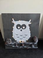 Kerstdecoratie uil met verlichting, Ophalen of Verzenden, Nieuw