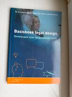 Basisboek Legal Design - Ontwerpen voor toegankelijk recht, Ophalen of Verzenden, Nieuw, HBO