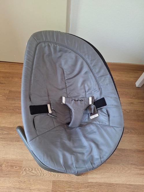 Nuna Leaf met inleg, Kinderen en Baby's, Wipstoeltjes, Gebruikt, Schommelstoel, Overige merken, Ophalen