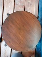 Houten Krukje / Bijzettafel, Ophalen, Gebruikt, Hout