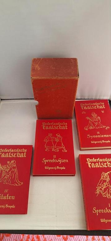 Nederlandsche Taalschat - Brepols - Complete Set beschikbaar voor biedingen