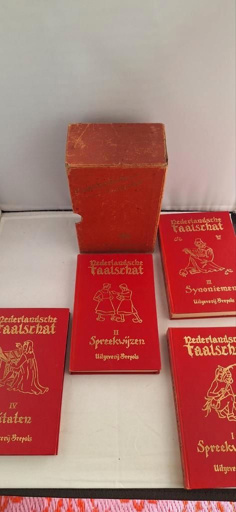 Nederlandsche Taalschat - Brepols - Complete Set, Boeken, Woordenboeken, Gelezen, Nederlands, Overige uitgevers, Ophalen of Verzenden