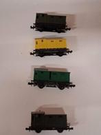 Set van 4 goederenwagons n spoor, Overige merken, Gebruikt, Gelijkstroom, Wagon
