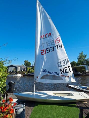Mooie Laser met 3 zeilen ligplaats langweer Friesland beschikbaar voor biedingen