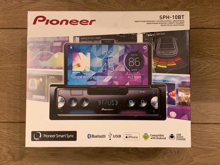 Pioneer SPH-10BT 1Din Smartphone radio, Auto diversen, Autoradio's, Nieuw, Ophalen of Verzenden