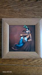 Goofy Disney Print in Houten Lijst - 23x23 cm, Ophalen of Verzenden