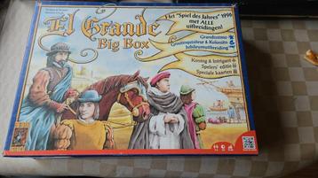 bordspel stans seal El Grande big box van 999 games  beschikbaar voor biedingen