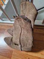 Beige cowboylaarzen met bruin detail, Ophalen of Verzenden, Nieuw, Beige