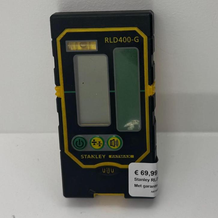 Stanley RLD400-G Ontvanger | Met garantie, Doe-het-zelf en Verbouw, Meetapparatuur, Zo goed als nieuw, Multimeter, Ophalen of Verzenden