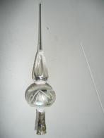 (E) Piek met 2 bol decoraties., Diversen, Kerst, Ophalen of Verzenden, Gebruikt