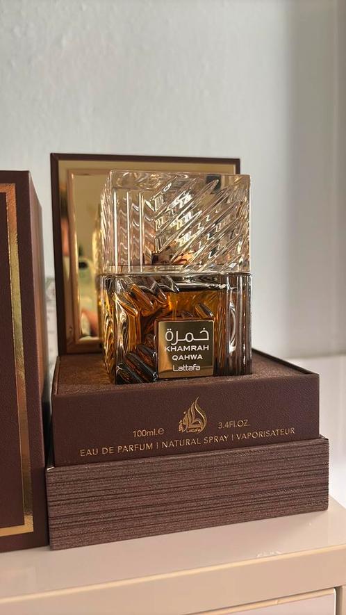 Lattafa Khamrah Qahwa parfum 100 ml unisex, Sieraden, Tassen en Uiterlijk, Uiterlijk | Parfum, Nieuw, Ophalen of Verzenden