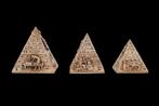 Egyptische piramide set van 3, Ophalen of Verzenden