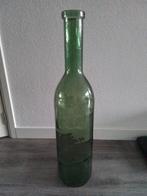 76 hoog 18 doorsnede hals 7 cm Grote groene glazen vaas, Ophalen, Zo goed als nieuw, Groen, Glas