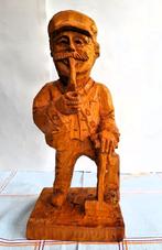 Houtsnijwerk  beeldje, Antiek en Kunst, Kunst | Beelden en Houtsnijwerken, Ophalen of Verzenden