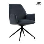 Eetkamerstoel Jill – Velvet Antraciet (UITVERKOOP PRIJS), Nieuw, Ophalen of Verzenden, Vijf, Zes of meer stoelen, Stof