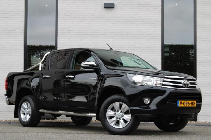 Toyota Hilux 2.4 D-4D-F Double Cab / Professional / Leer / C, Auto's, Toyota, Te koop, Hilux, 4x4, ABS, Achteruitrijcamera, Airbags