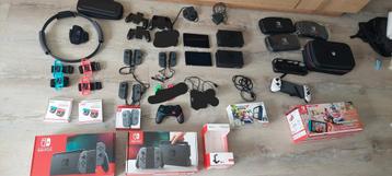 2 x Nintendo switch compleet + extra's  beschikbaar voor biedingen
