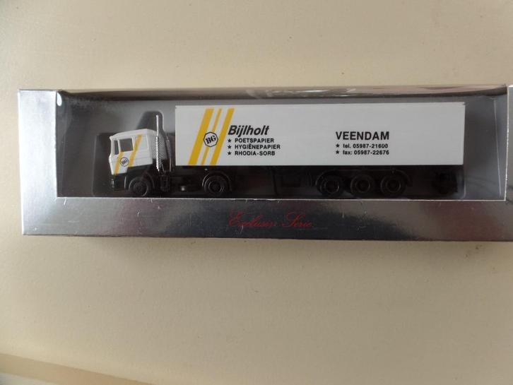 MAN trekker / oplegger  Bijlholt Herpa, Hobby en Vrije tijd, Modelauto's | 1:87, Nieuw, Bus of Vrachtwagen, Herpa, Verzenden