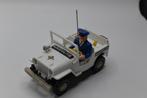 Oude plastic / blikken Police jeep, Gebruikt, -, Ophalen of Verzenden, -