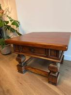 Prachtige, robuuste houten tafel, Huis en Inrichting, Tafels | Salontafels, Ophalen, Gebruikt, 50 tot 100 cm, 50 tot 100 cm