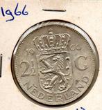 2½ Gulden - Juliana 1959-1966, Koningin Juliana, Zilver, Ophalen of Verzenden, Losse munt