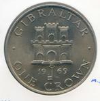 Gibraltar 1 Crown 1969, Postzegels en Munten, Munten | Europa | Niet-Euromunten, Ophalen of Verzenden