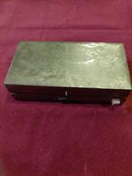 Antiek messing schaakspel / backgammon set, Ophalen of Verzenden