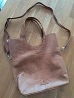 Micmacbags tas schoudertas/handtas leer, Sieraden, Tassen en Uiterlijk, Tassen | Damestassen, Ophalen, Zo goed als nieuw, Bruin