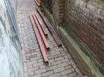 Glas/deurrek voor aanhanger en enkele  stalen profielen, Doe-het-zelf en Verbouw, Metalen, Ophalen, Zo goed als nieuw, IJzer